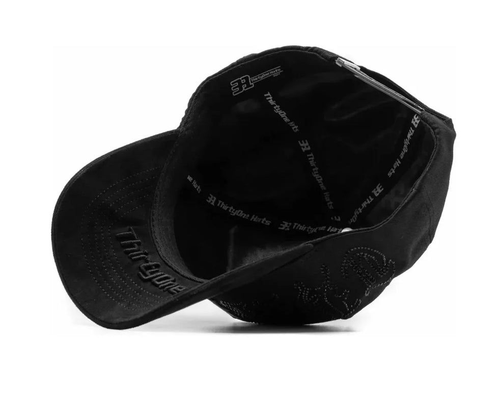 31 HATS-CRYSTALS BLACK OG